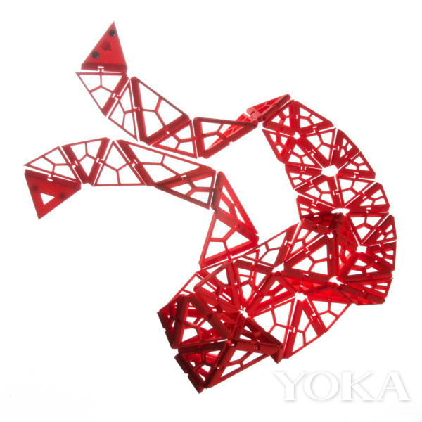 Kinematics的3D打印首飾。