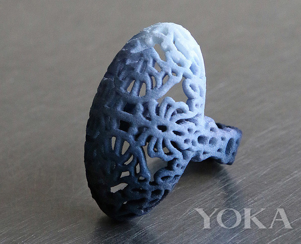 荷蘭設計師Elleke Van Gorsel的3D打印首飾。