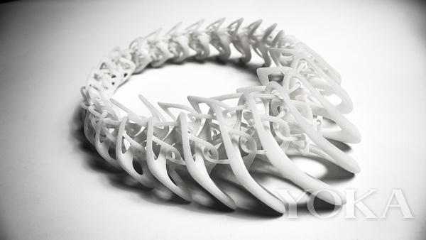 美國品牌Lace的3D打印首飾。